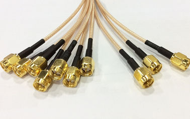 China Alta freqüência do conjunto de chicote de fios do cabo da conexão RG 178 da antena de rádio fornecedor