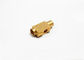 MMCX o ouro de faixa larga da baixa reflexão dos conectores coaxiais do RF chapeou a aprovação de 50Ω RoHs fornecedor
